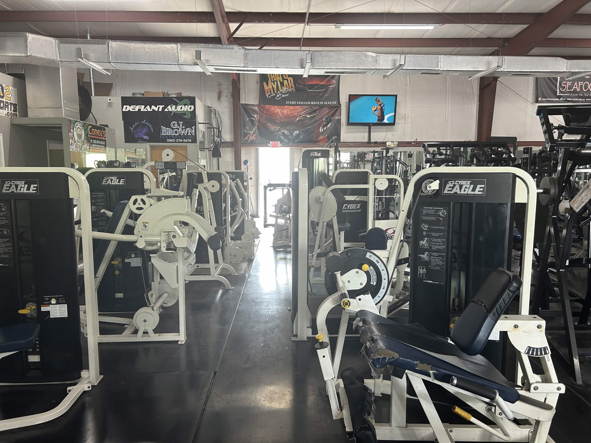 Machine Row at Dover Gym