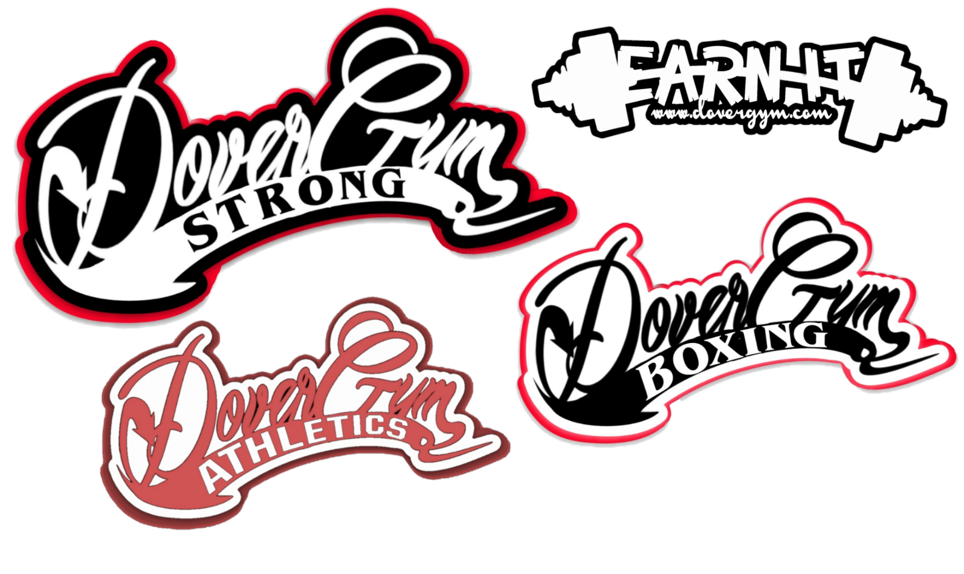 Dover Gym family of brands: Strong, Athletics, Boxing and FARNHT